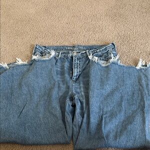 American Eagle Outfitters Ripped Blue Denim Jeans